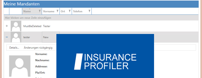 Insurance Profiler - elektronische Gesundheitsakte (Offline App)