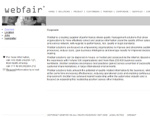 Webfair AG - Corporate Website